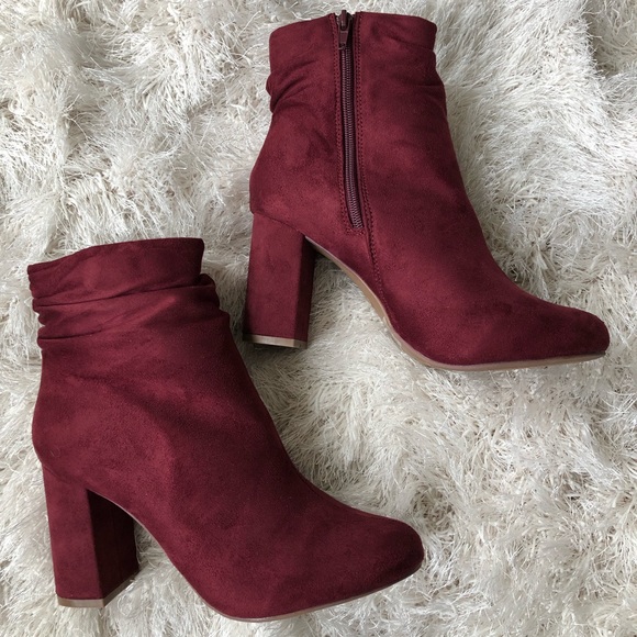 Shoes - ‼️PRICE IS FIRM‼️Chunky heel toe ankle boots